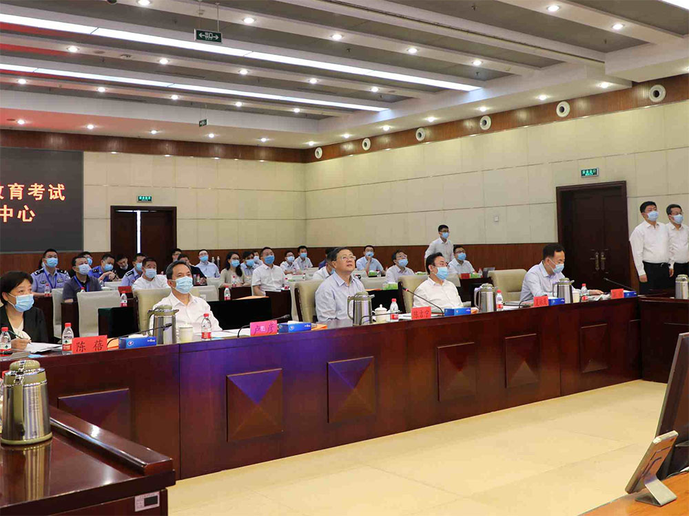 6月7日陈吉宁市长视察全市高考工作